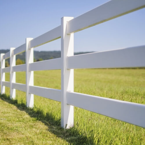 Farm fence materials.
