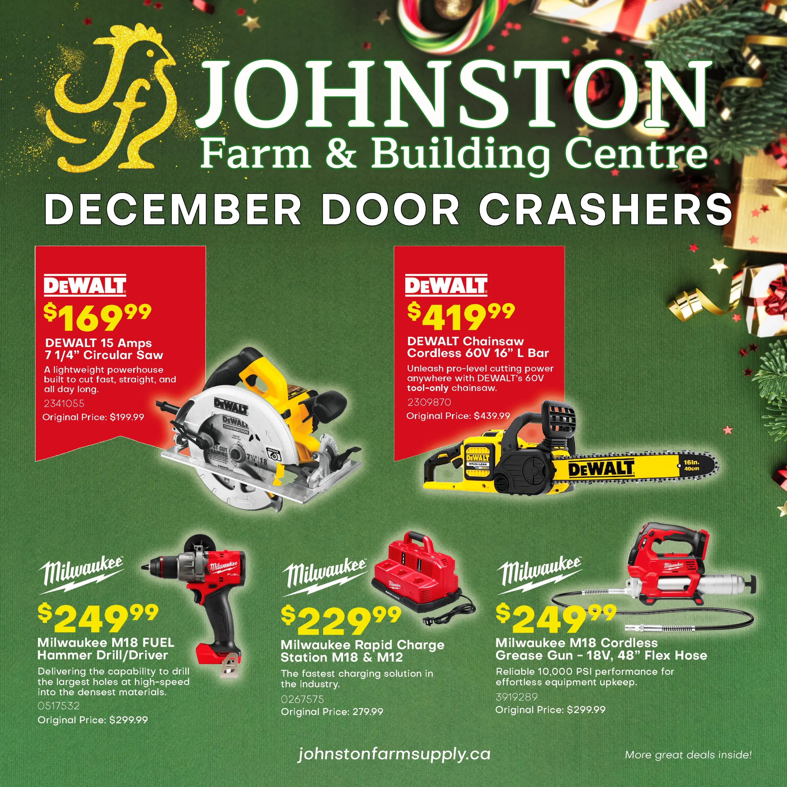 DeWalt and Milwaukee Power Tools - On Sale